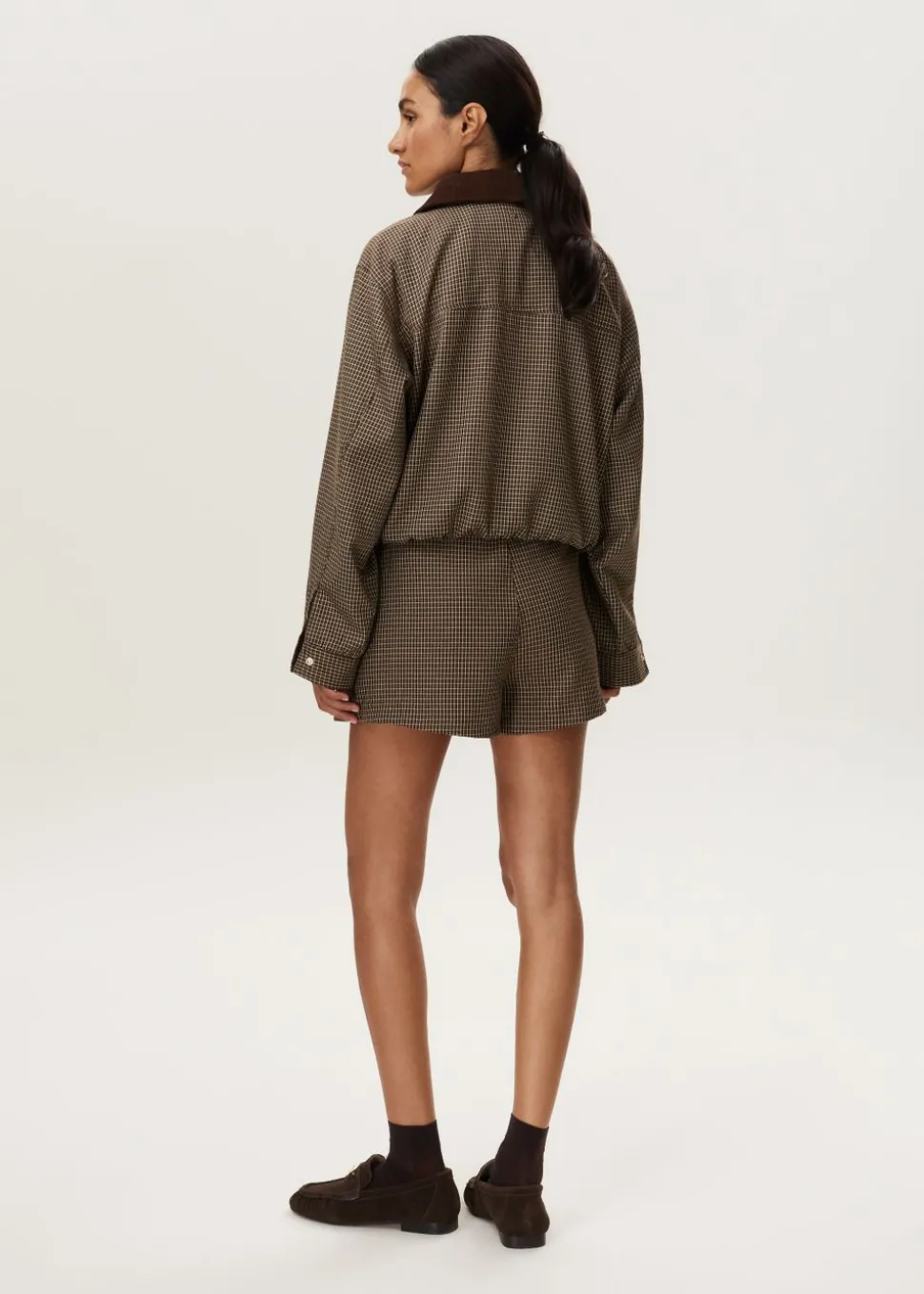 Mini pleated skort