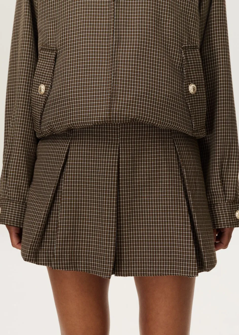 Mini pleated skort