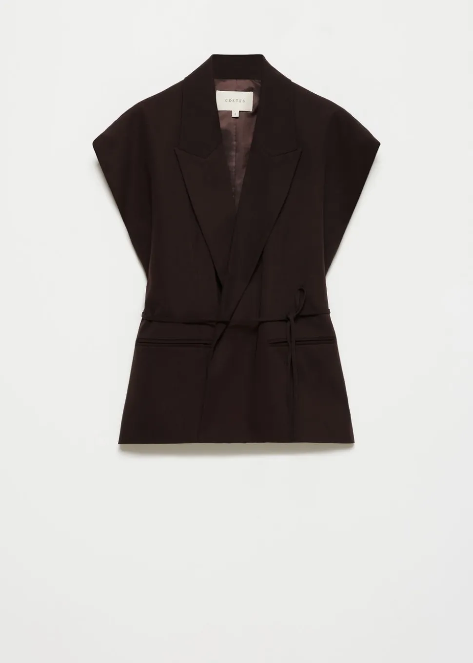 Mouwloze blazer gilet