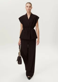 Mouwloze blazer gilet