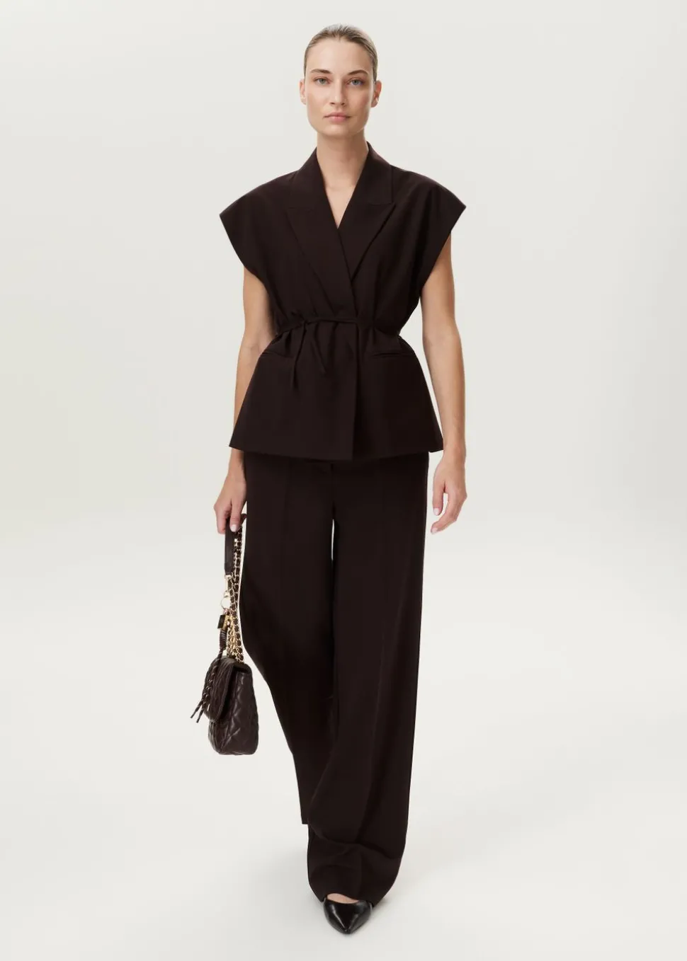 Mouwloze blazer gilet