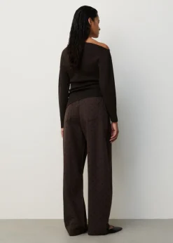 One shoulder trui