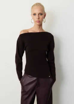 One shoulder trui