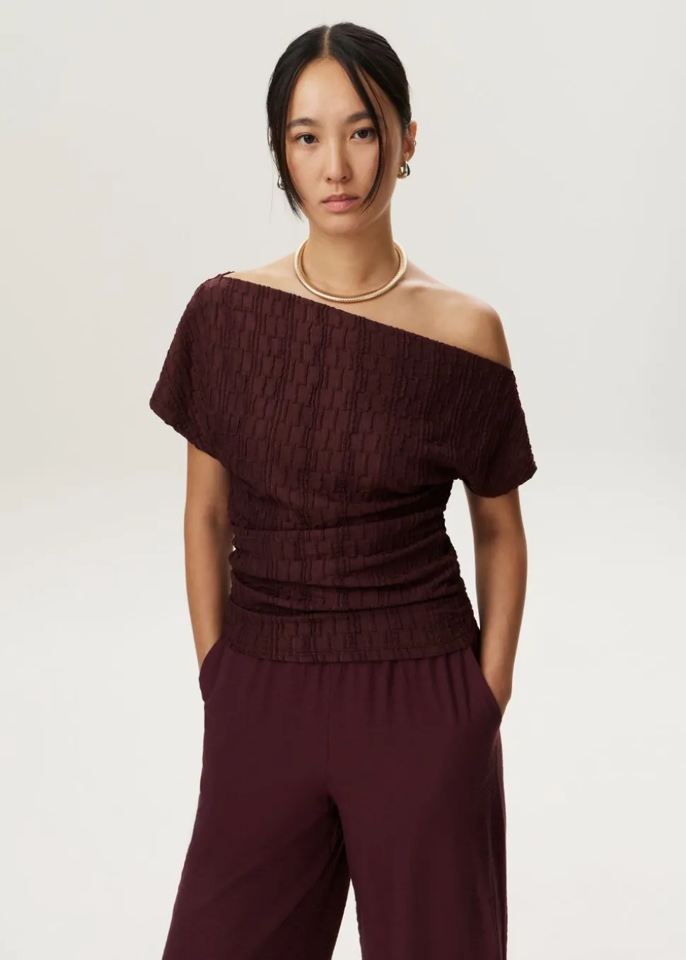 Open hals top