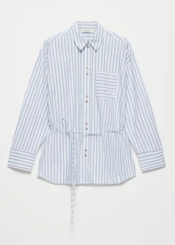 Oversized gestreepte blouse