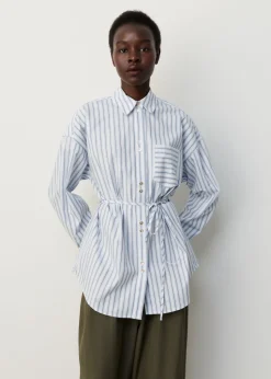 Oversized gestreepte blouse