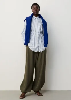 Oversized gestreepte blouse