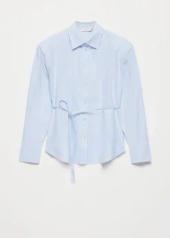 Padded oxford blouse