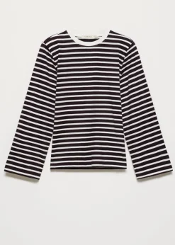 Padded strap longsleeve t-shirt