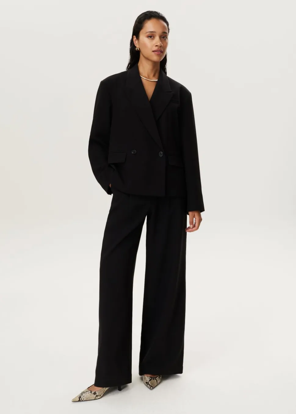 Pantalon in twill kwaliteit