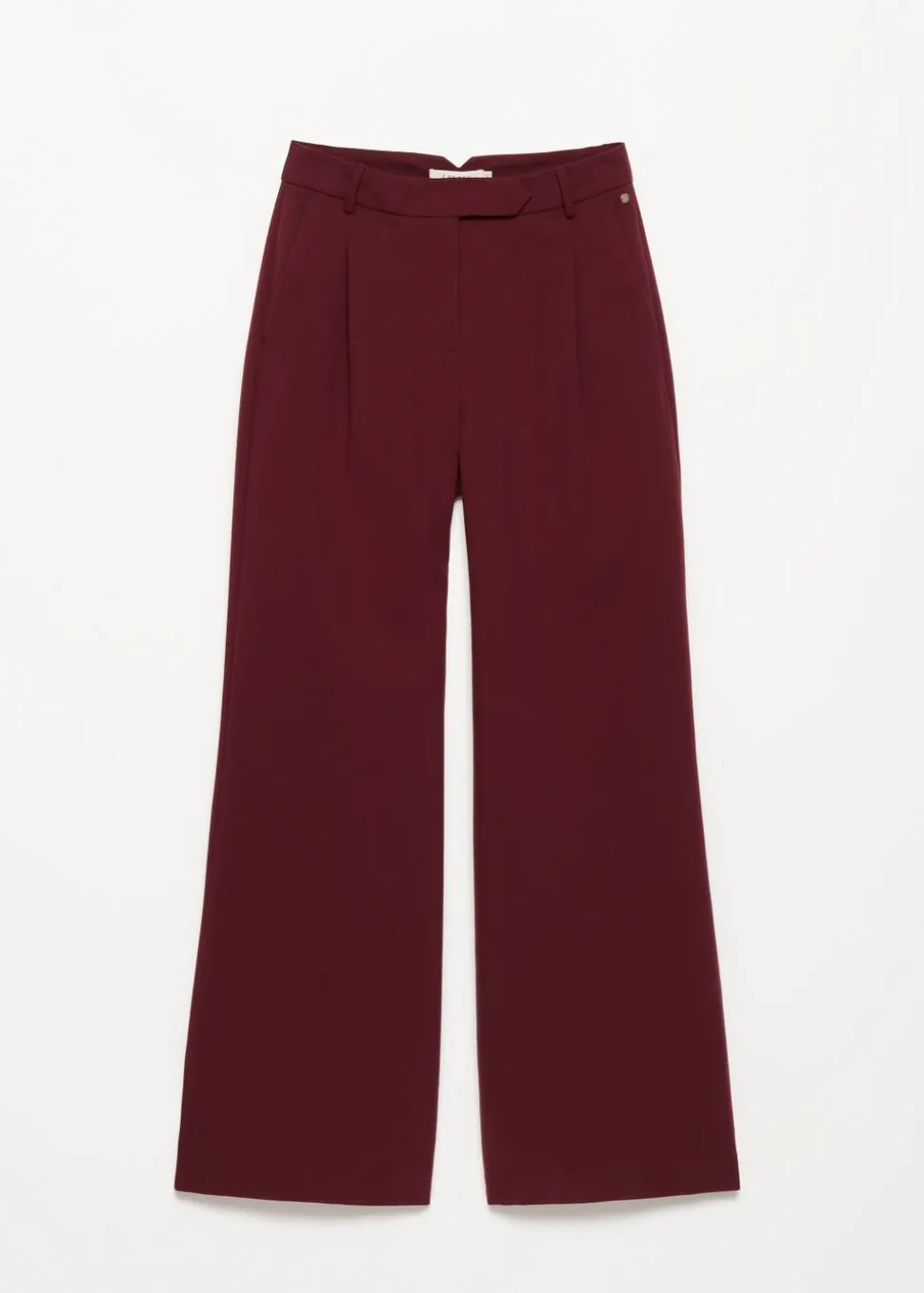 Pantalon met plooidetails