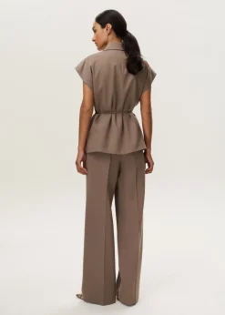 Pantalon met rechte pijpen