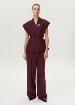 Pantalon met rechte pijpen