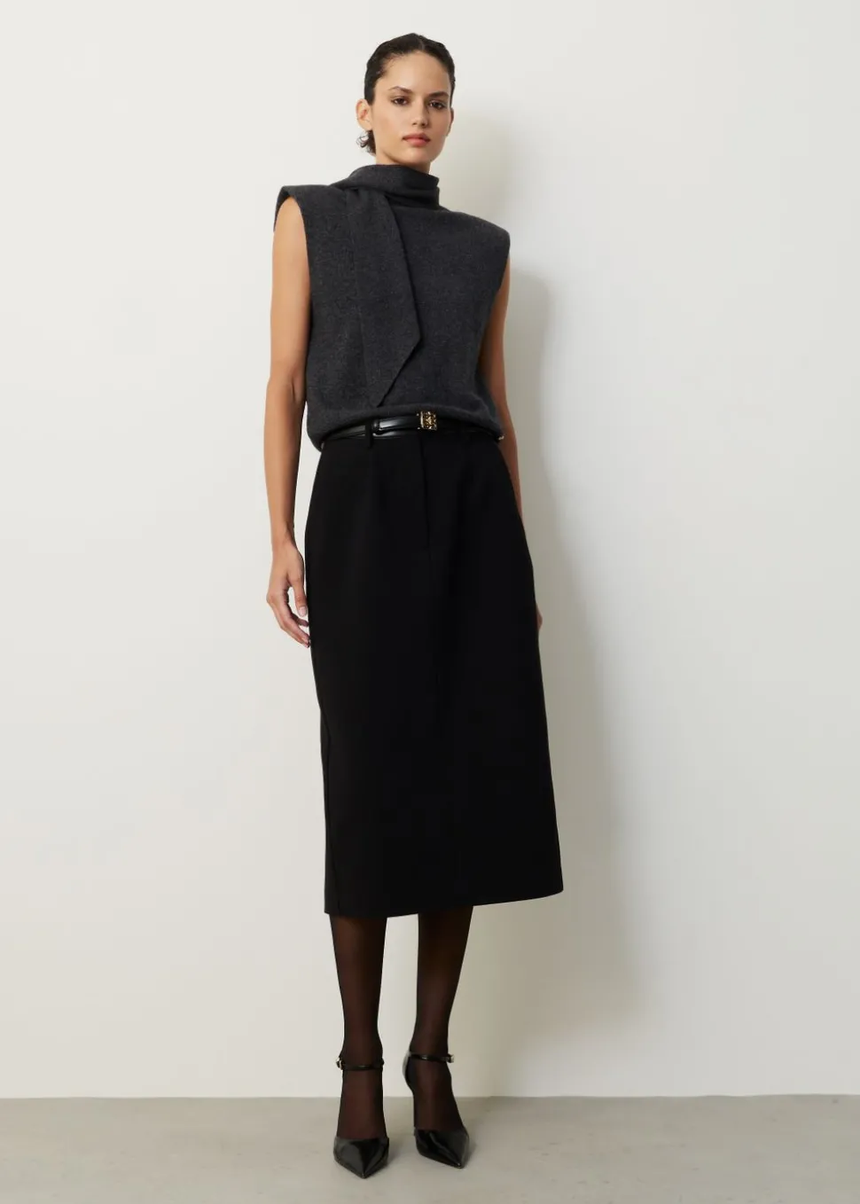 Pencil rok met stretch