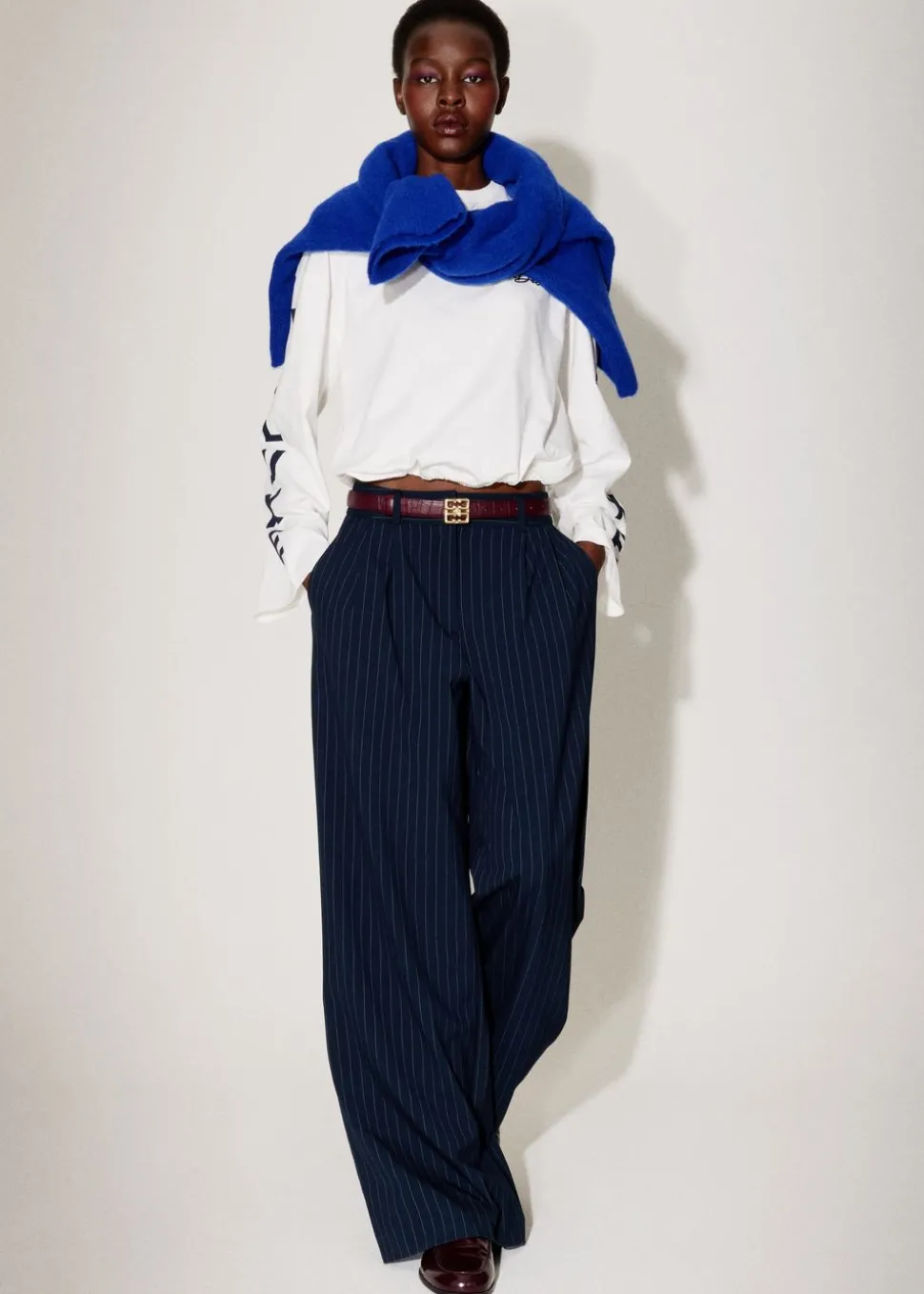 Pinstripe pantalon