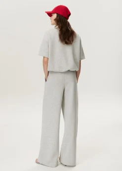 Pintuck sweat pants