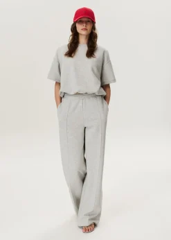 Pintuck sweat pants