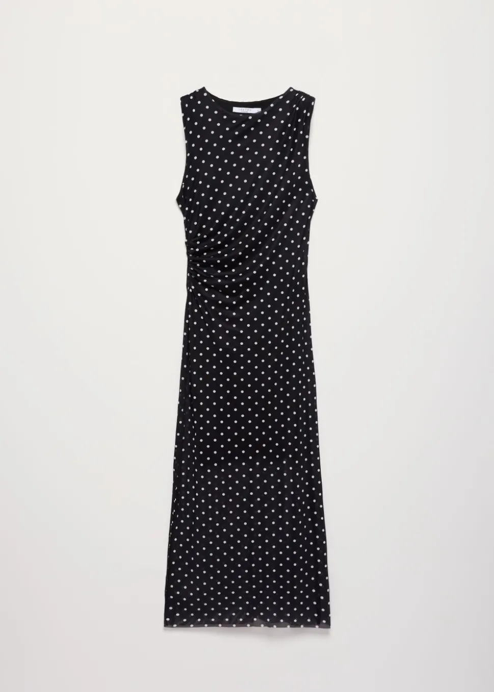 Polkadot mesh jurk