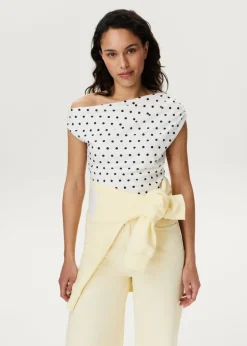 Polka dot top