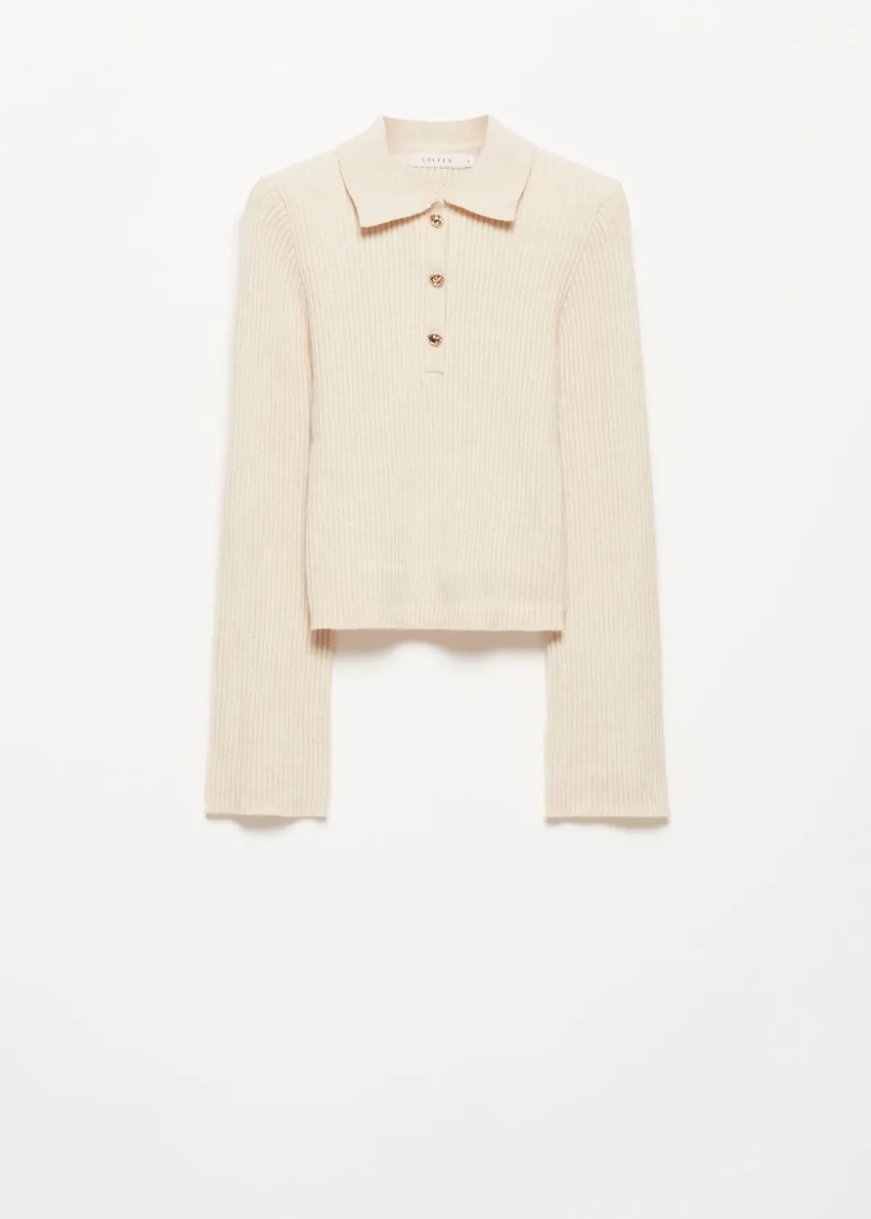 Polo trui met wijde mouwen