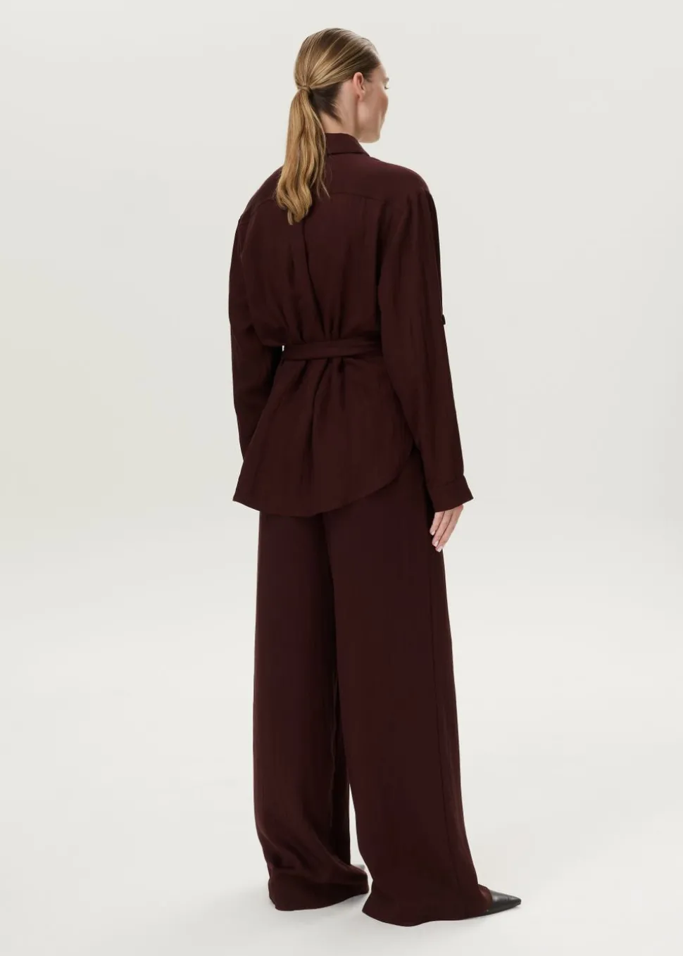 Safari blouse met ceintuur