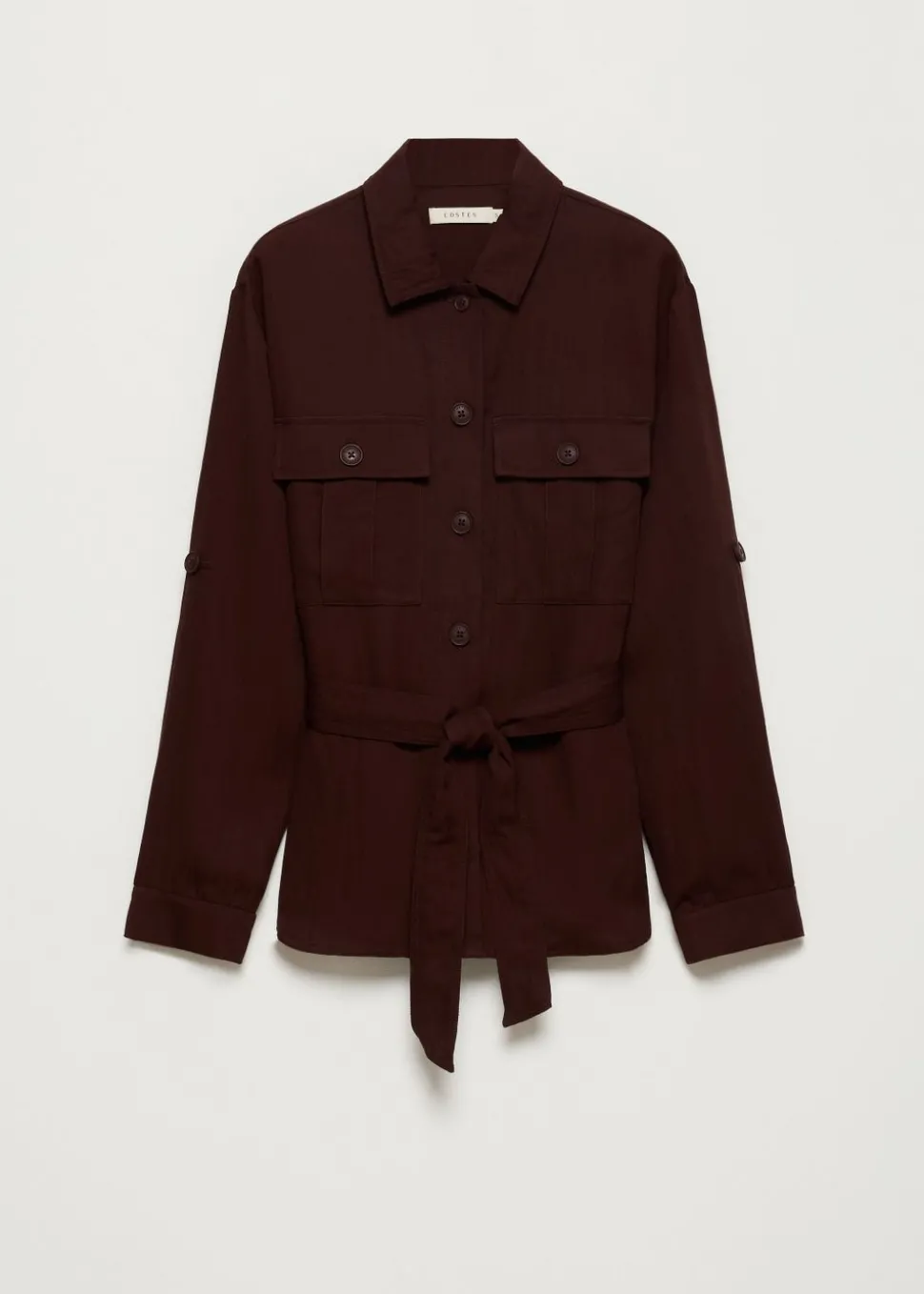 Safari blouse met ceintuur