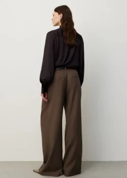 Satijnen Strikblouse
