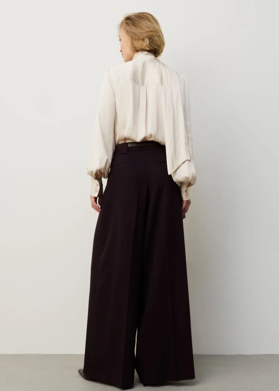 Satijnen Strikblouse