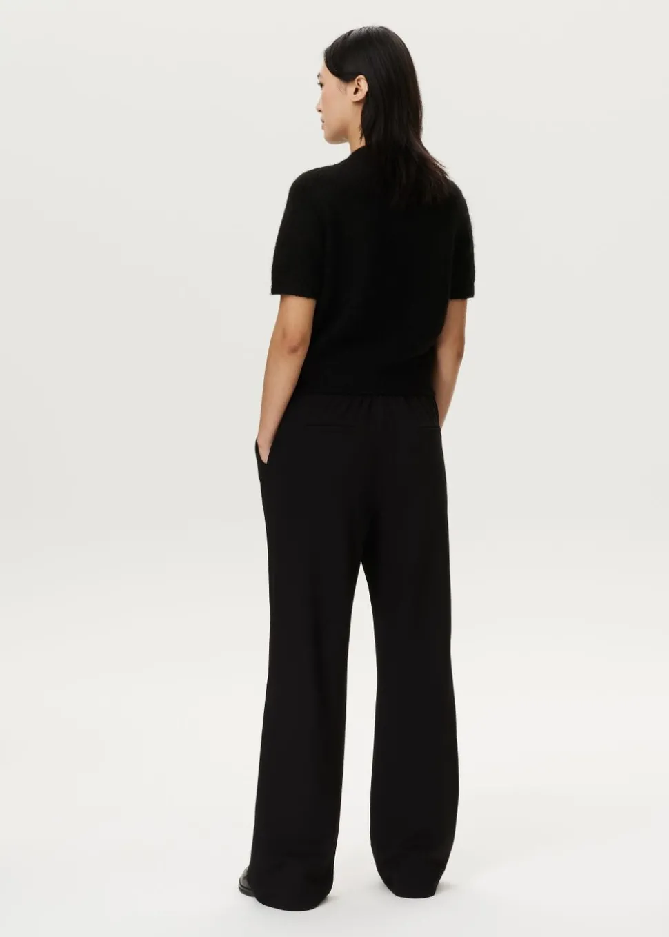 Scuba broek met wijde pijpen