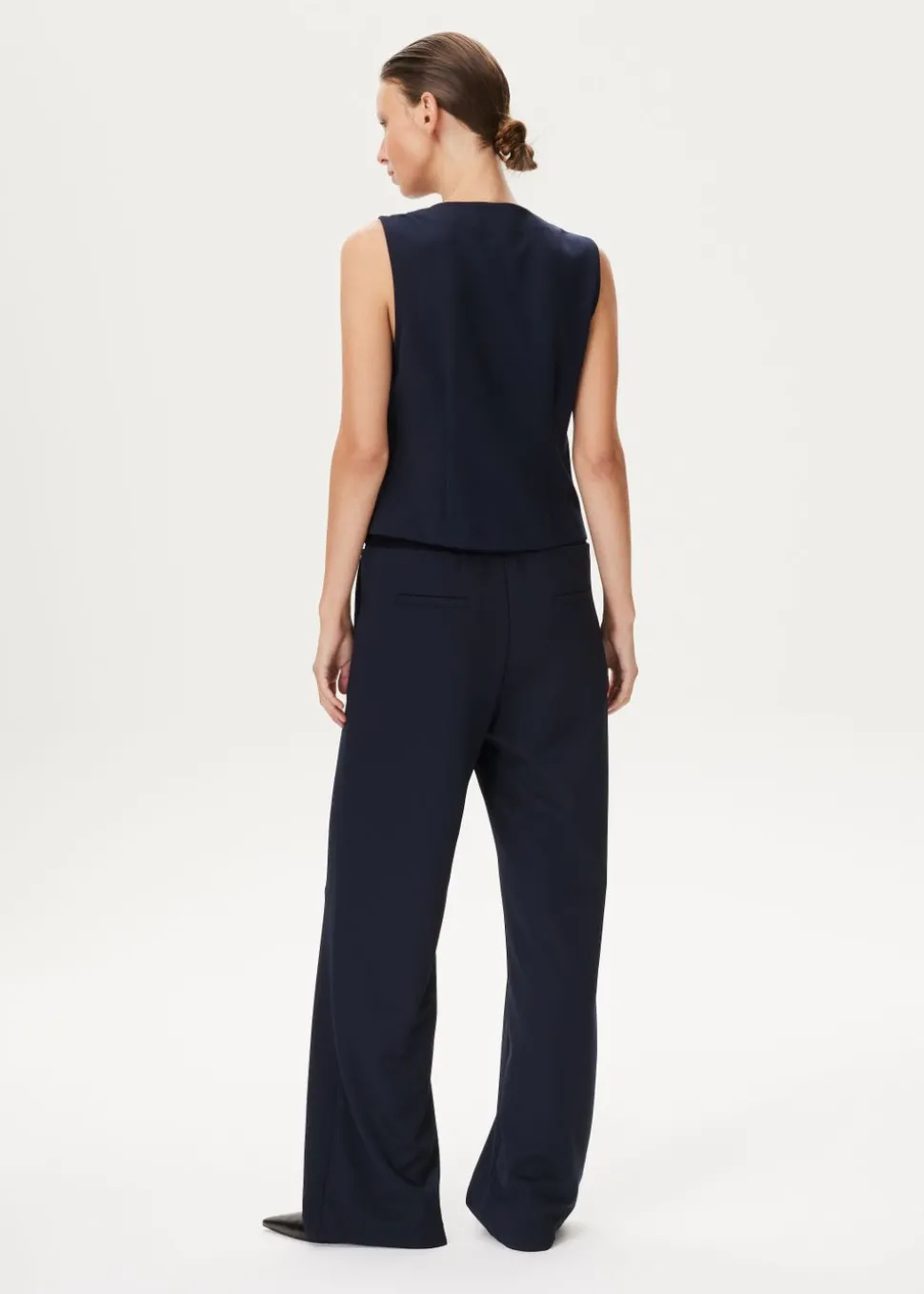 Scuba broek met wijde pijpen