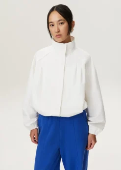 Shell jacket met funnelkraag
