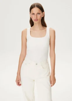 Singlet met vierkante hals