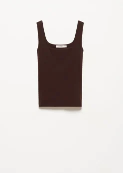 Singlet met vierkante hals