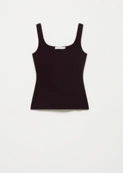 Singlet met vierkante hals