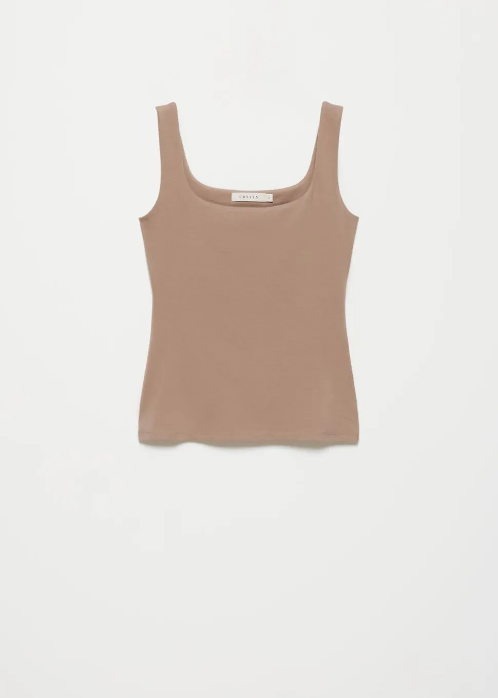 Singlet met vierkante hals