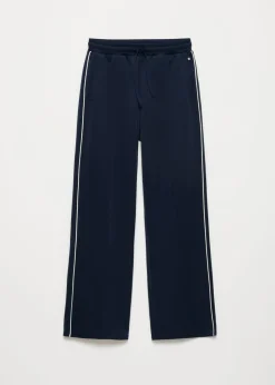 Sporty piping broek