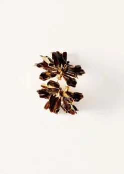 Statement 3D bloem oorbellen