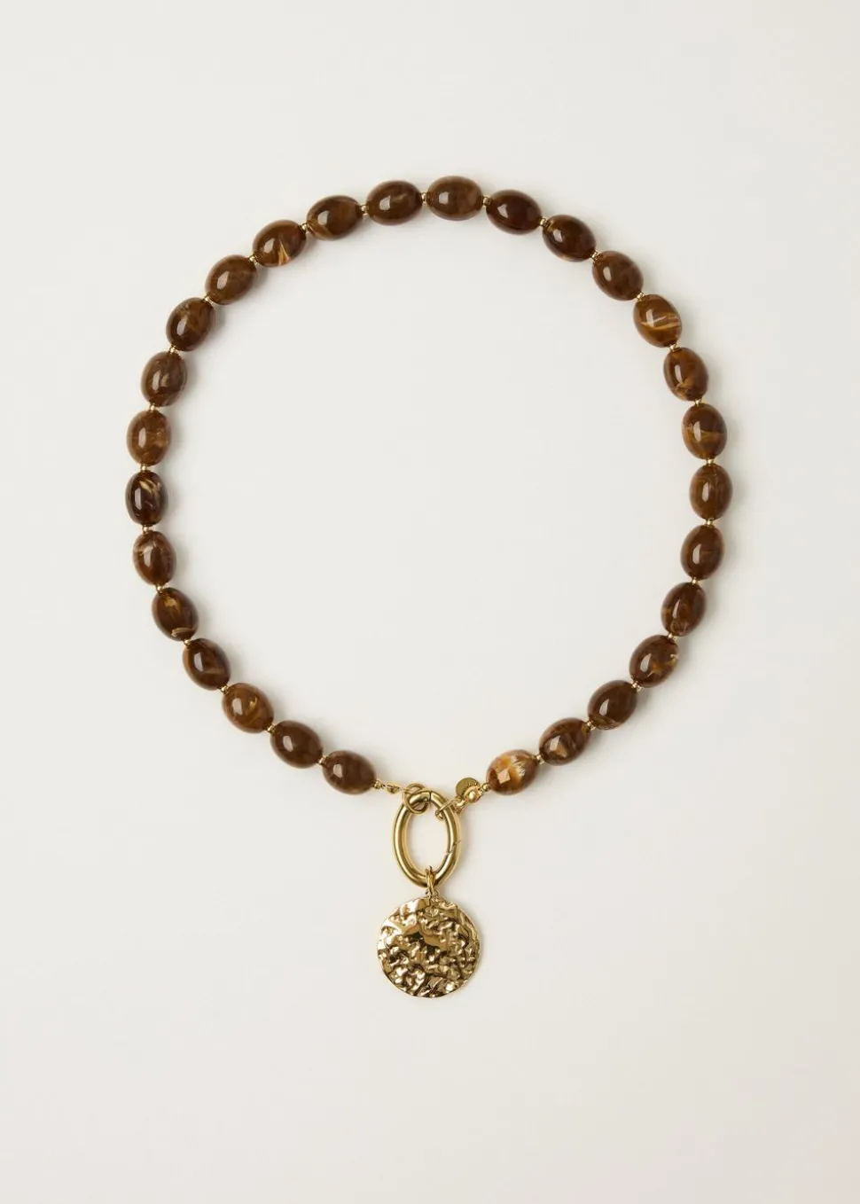 Statement kralenketting met coin