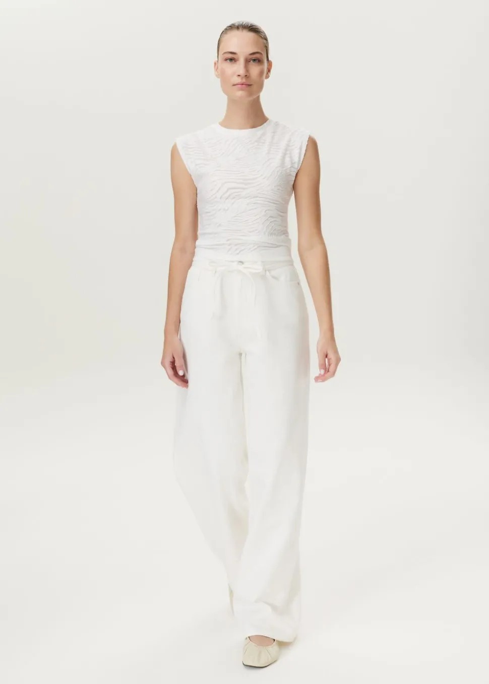 Top met textuur
