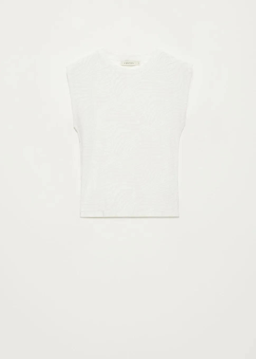 Top met textuur