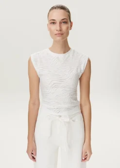 Top met textuur