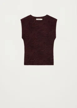Top met textuur