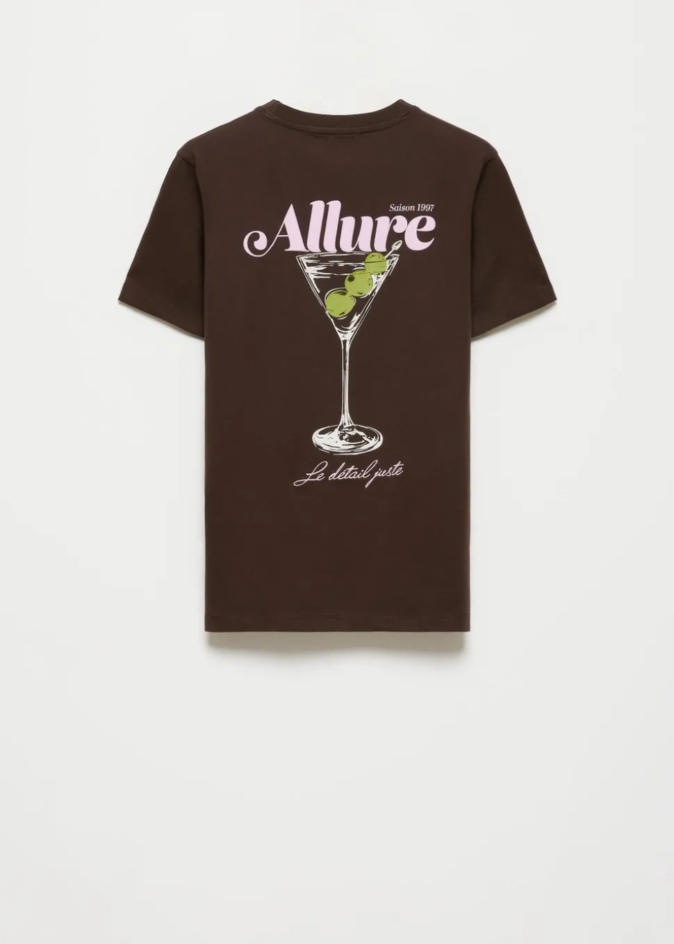 T-shirt met backprint