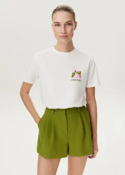 T-shirt met backprint