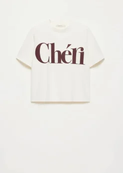 T-shirt met Chéri print