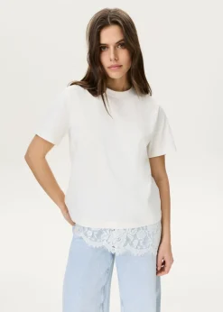 T-shirt met kant