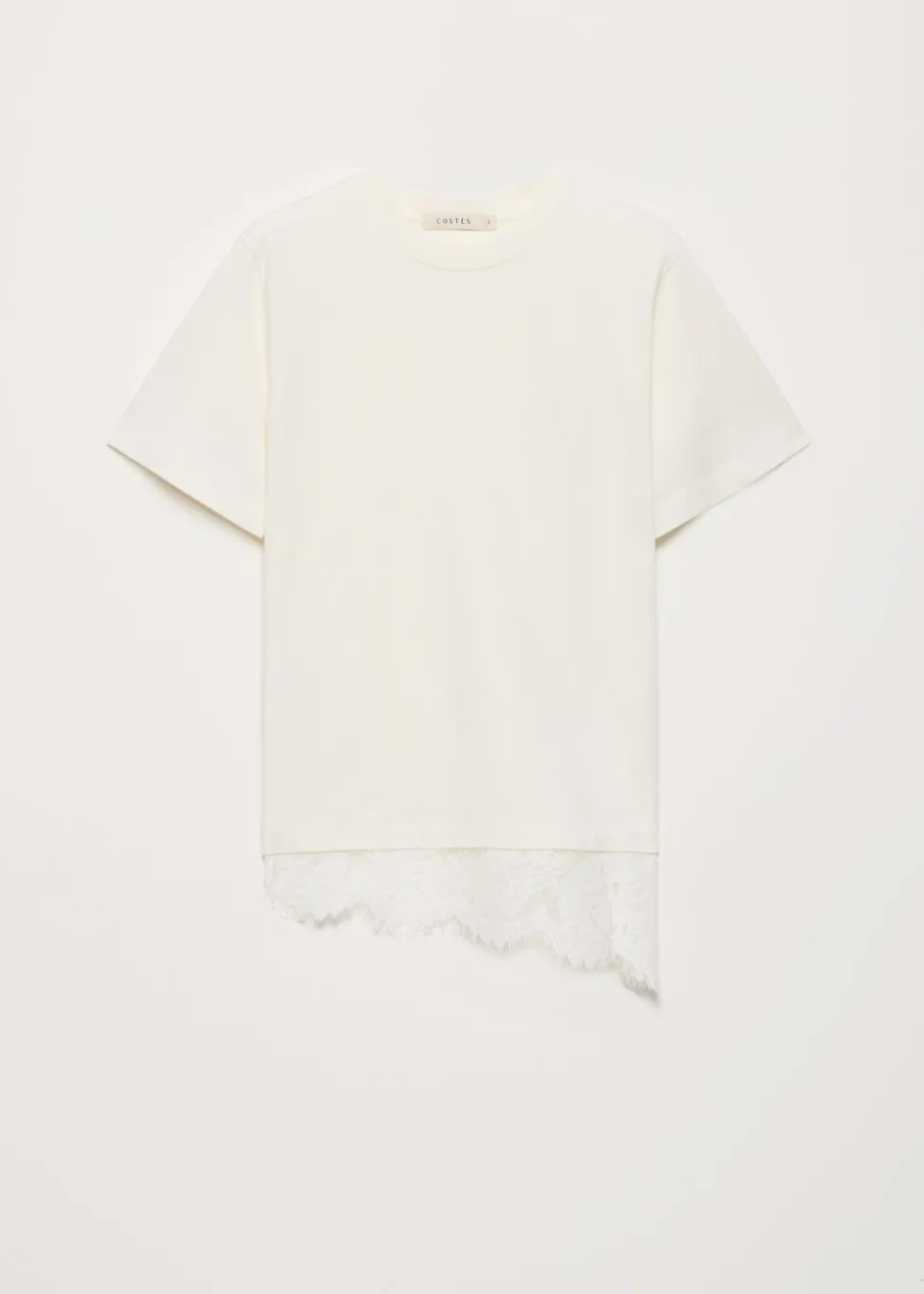 T-shirt met kant