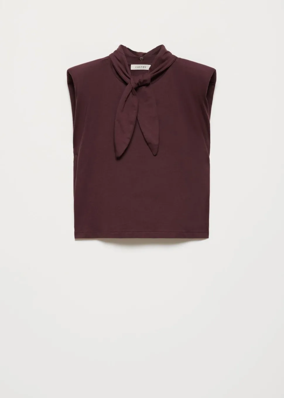 T-shirt met sjaal