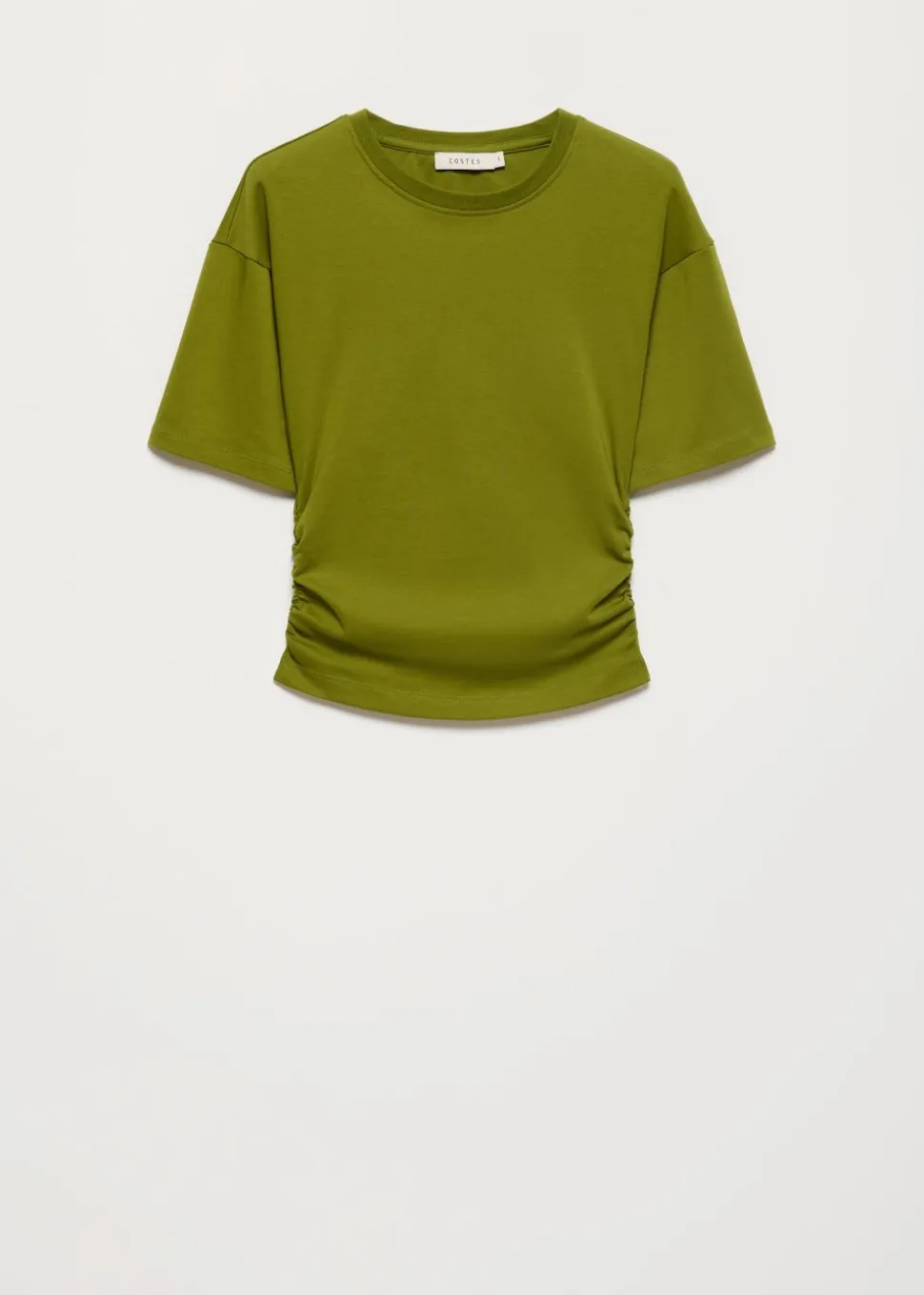 T-shirt met tailleplooi