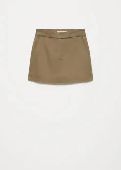 Twill a-lijn skort